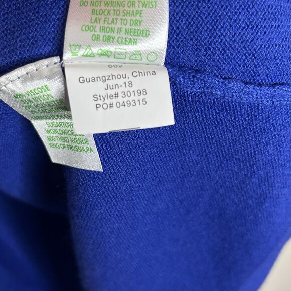 Lilly Pulitzer Dustin Cashmere Cardigan Blue Womens Size Small Open - Picture 5 of 6